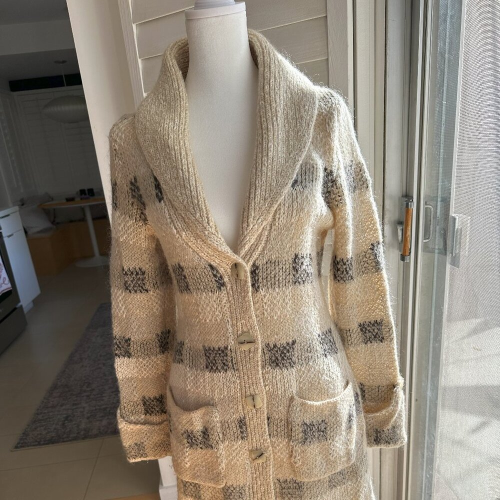 Anthropologie Long button up cardigan sweater Size S